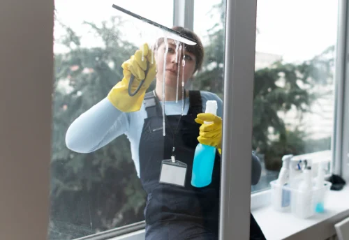 Nettoyage de vitres intérieures et extérieures à Baudre